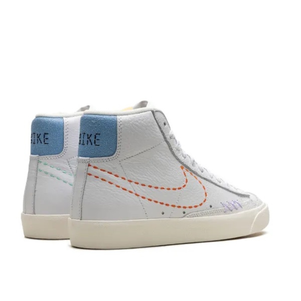 Nike 6 Blazer Mid '77 "Nike 101" White Leather Hightop Sneakers LIMITED EDITION